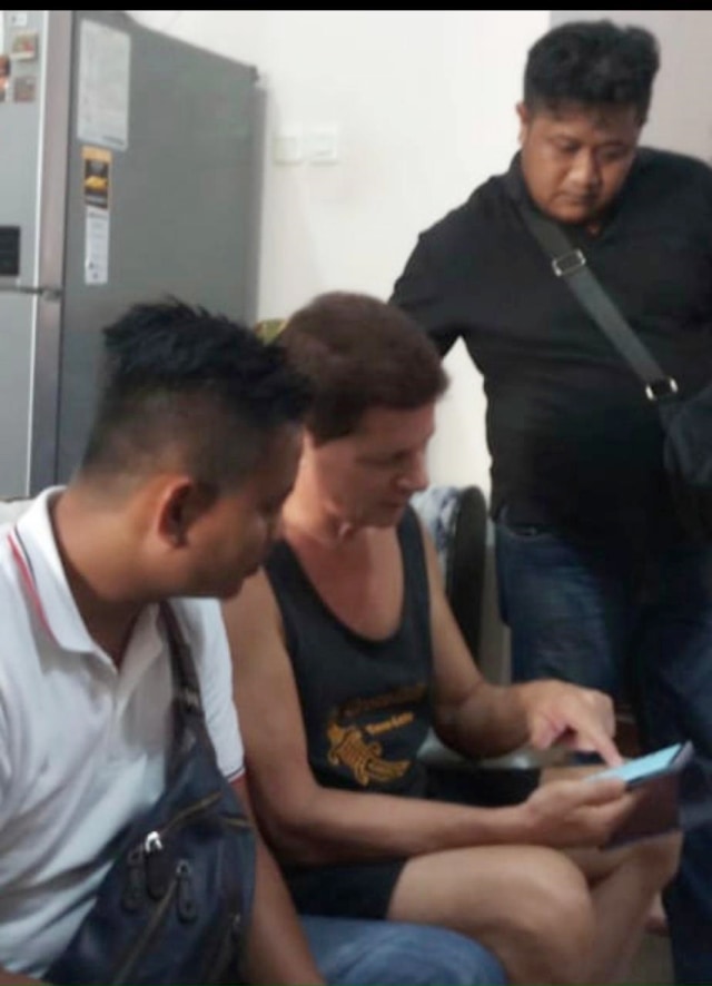 Warga AS, Jerry D Gray diamankan Polisi. Foto: Dok. Istimewa