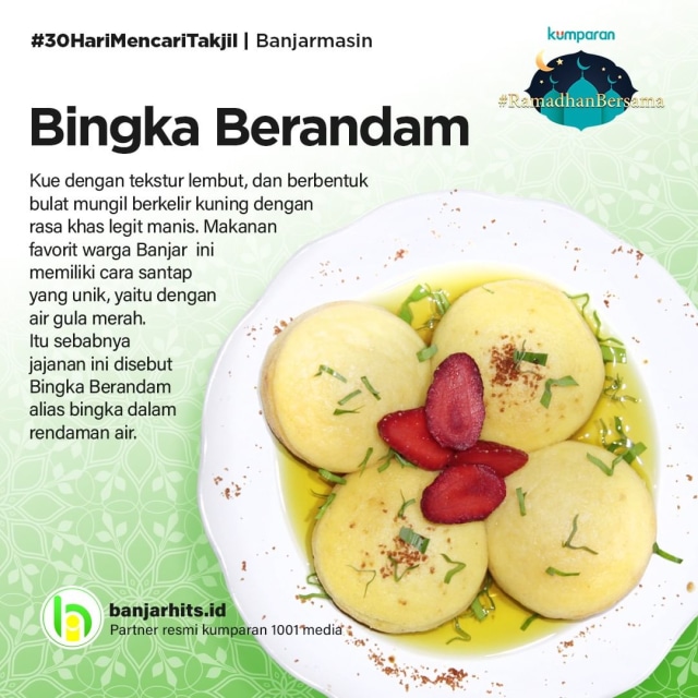 Bingka Berandam asal Banjarmasin Foto: kumparan