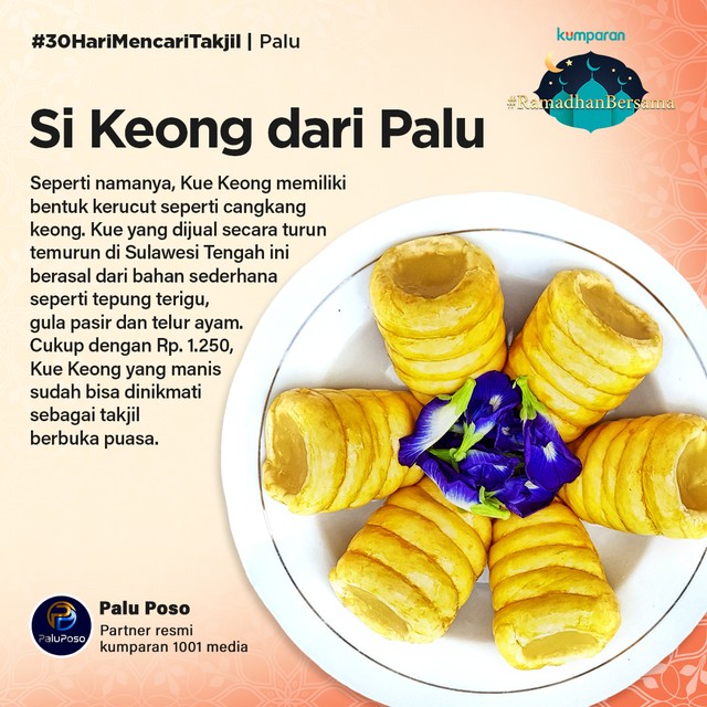 Kue Keong Foto: Palu Poso/ kumparan