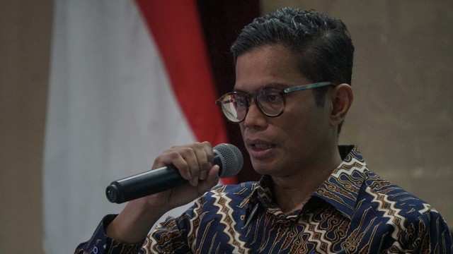 Pahala Mansury saat RUPS Pertamina. Foto: Fanny Kusumawardhani/kumparan