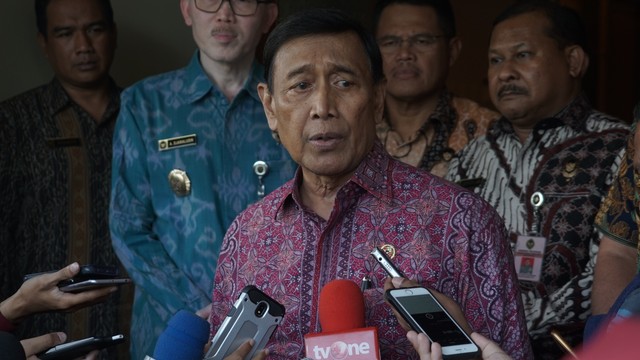 Wiranto di Kementerian Koordinator Bidang Politik, Hukum, dan Keamanan Republik Indonesia, Jakarta, Jumat (31/5/2019). Foto: Irfan Adi Saputra/kumparan