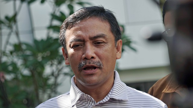 Andi Mallarangeng di NUH Singapura. Foto: Fanny Kusumawardhani/kumparan
