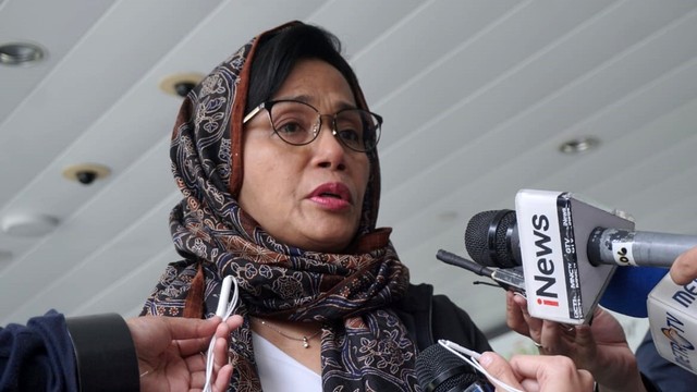 Sri Mulyani di NUH, Singapura. Foto: Fanny Kusumawardhani/kumparan