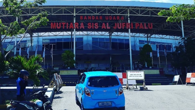 Bandara Mutiara Sis Aljufrie Palu. Foto: Amar Burase
