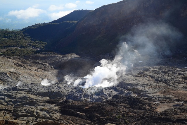Kawah Gunung Papandayan Foto: Wikimedia Commons