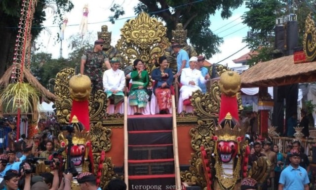 Presiden Jokowi saat membuka Pesta Kesenian Bali 2018 (dok.kanalbali)