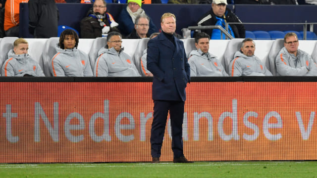 Ronald Koeman saat memimpin Timnas Belanda. Foto: John MACDOUGALL / AFP