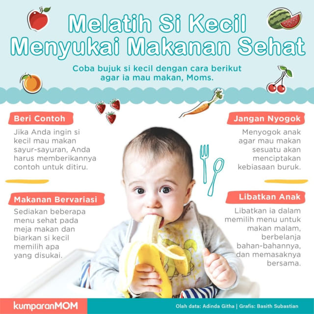Melatih Si Kecil Menyukai Makanan Sehat. Foto: Basith Subastian/kumparan