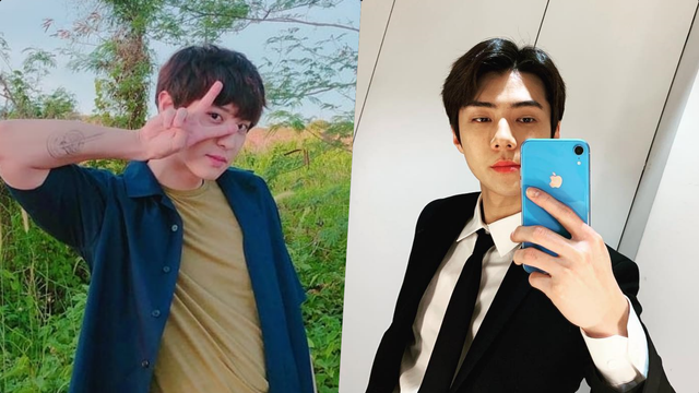 Chanyeol dan Sehun EXO. Foto: Instagram/@real__pcy, @oohsehun