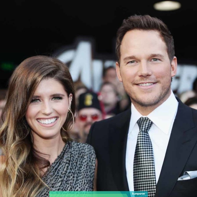 Aktor Chris Pratt dan penulis AS Katherine Schwarzenegger. Foto: Getty Images/Rich Polk