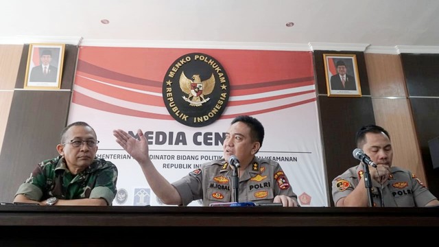 Konferensi pers terkait aksi dan kerusuhan 21-22 Mei 2019. Foto: Fanny Kusumawardhani/kumparan