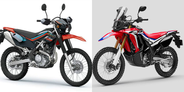 Komparasi KLX 230 dan CRF250 Rally Foto: dok. kumparan