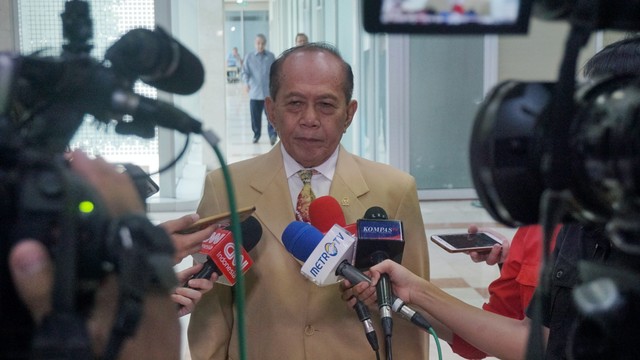 Syarief Hasan saat diwawancara di Gedung DPR Foto: Irfan Adi Saputra/kumparan