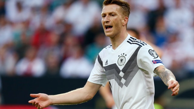 Marco Reus saat berseragam Timnas Jerman. Foto: REUTERS/Ralph Orlowski