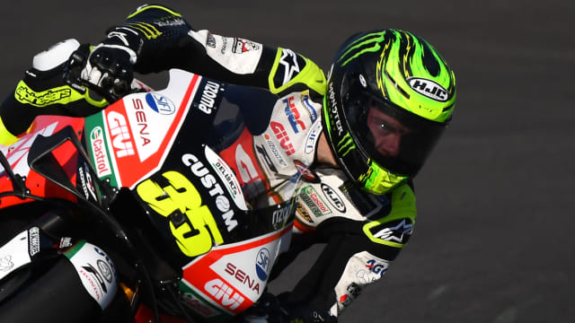 Pebalap LCR Honda, Cal Crutchlow, di GP Spanyol 2019. Foto: GABRIEL BOUYS/AFP