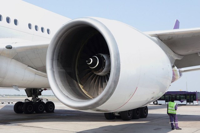 Ilustrasi mesin pesawat Foto: Shutter Stock