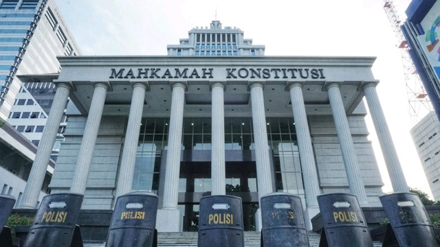 Ilustrasi pengamanan Mahkamah Konstitusi Foto: Helmi Afandi Abdullah/kumparan