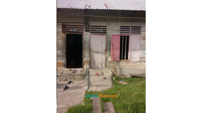 Inilah rumah Nurhayati, peserta JKN KIS di Pekanbaru yang sudah meninggal tahun 2013, namun kepesertaannya aktif dan negara masih harus membayar preminya.