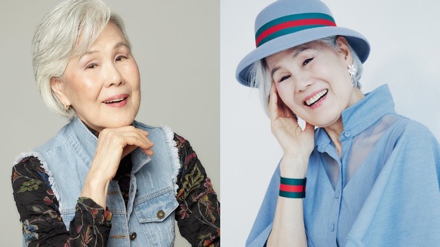Choi Soon-hwa, model lanjut usia asal Korea Selatan. Foto: dok. Instagram/@soonhwa01