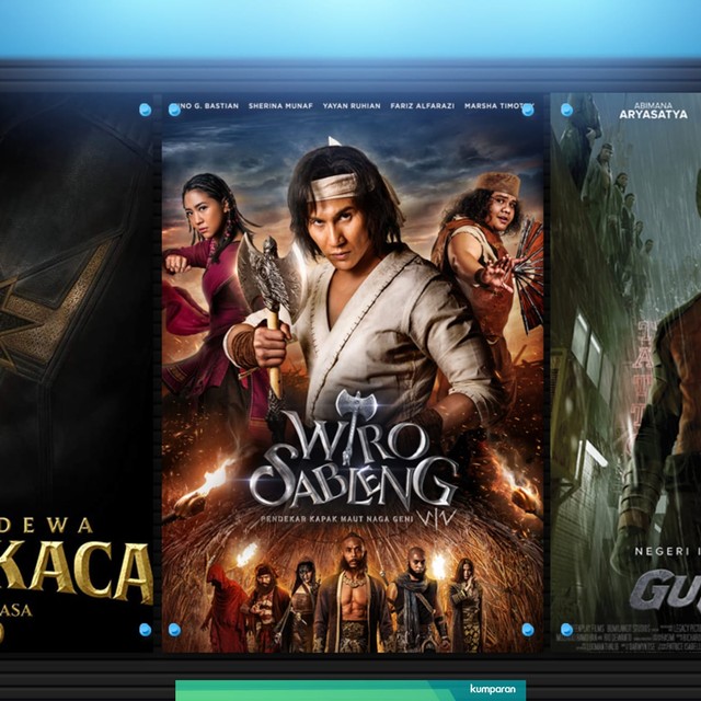 Superhero Indonesia yang diangkat ke layar lebar. Foto: Infografik: Putri Sarah Arifira/kumparan