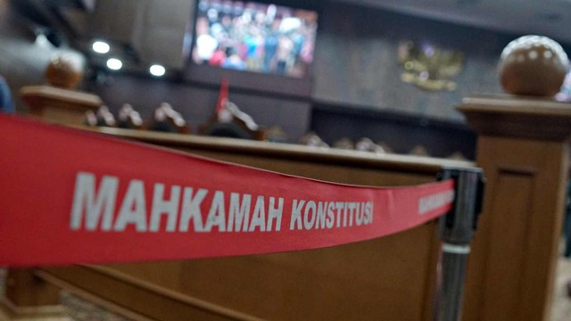 Ilustrasi ruangan Mahkamah Konstitusi. Foto: Helmi Afandi/kumparan