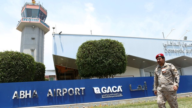 Bandara Abha di Arab Saudi Foto: Reuters/Faisal al Nasser