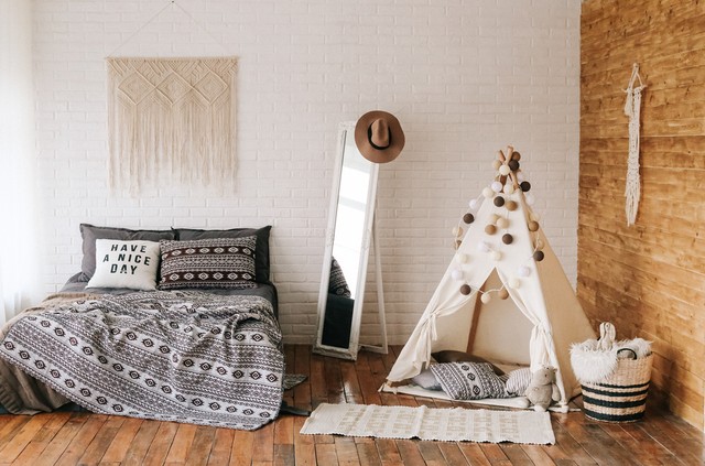 Dekorasi rumah bergaya bohemian. Foto: Shutterstock