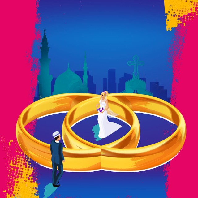 Pernikahan beda agama. Ilustrasi: Argy Pradipta