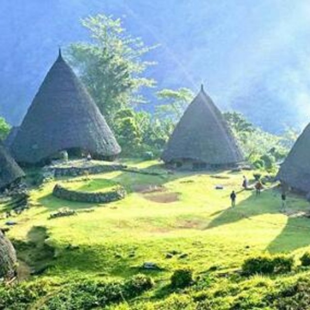 Kampung Wae Rebo. Foto oleh: Elvis,florespedia/kumparan.com