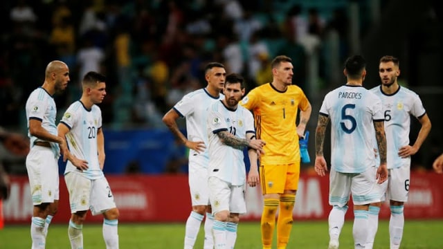 Argentina kalah di laga pertama Copa America 2019. (Foto: REUTERS)