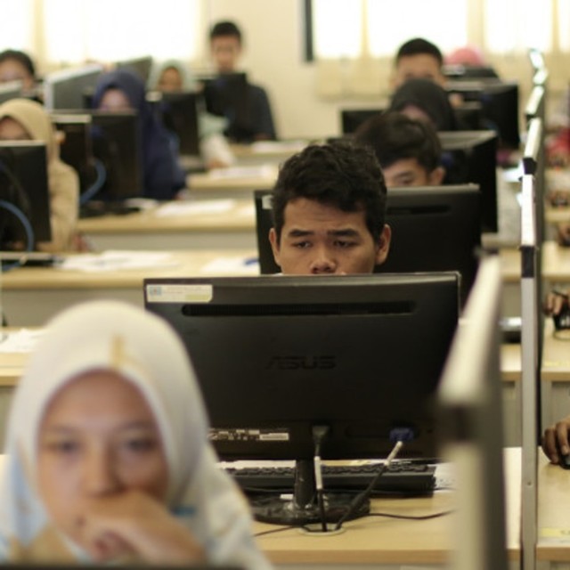 Ilustrasi ujian SBMPTN Foto: UGM