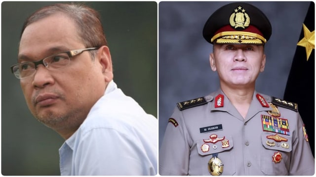Calon Ketua Umum PSSI, Rahim Soekasah (kiri) dan Mochamad Iriawan. Foto: Twitter dan instagram