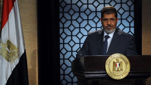 Mantan Presiden Mesir, Muhammad Mursi. Foto: STR / AFP