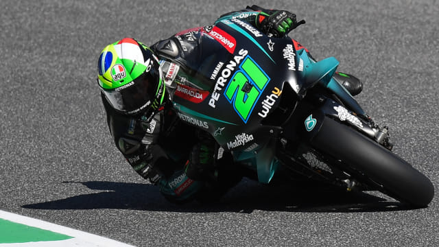Franco Morbidelli mengikuti sesi latihan bebas satu (FP1) GP Italia 2019. Foto: Tiziana FABI/AFP