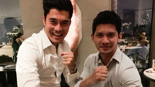 Iko Uwais dan Henry Golding. Foto: Instagram/@iko.uwais