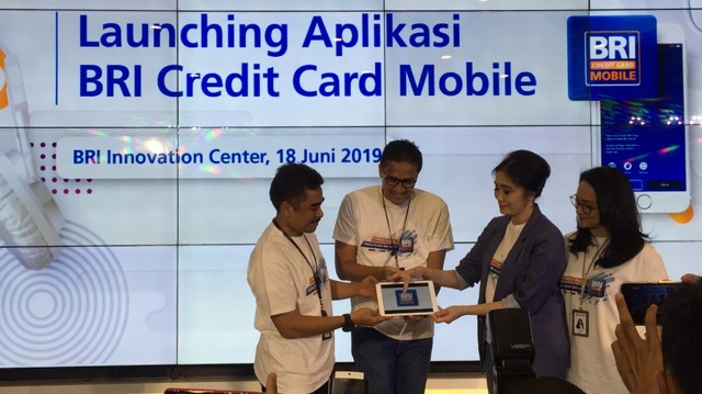 PT Bank BRI (Persero) Tbk Luncurkan Aplikasi BRI Credit card Mobile di Gedung BRI I, Jakarta, Selasa (18/6). Foto: Elsa Olivia Karina L Toruan/kumparan