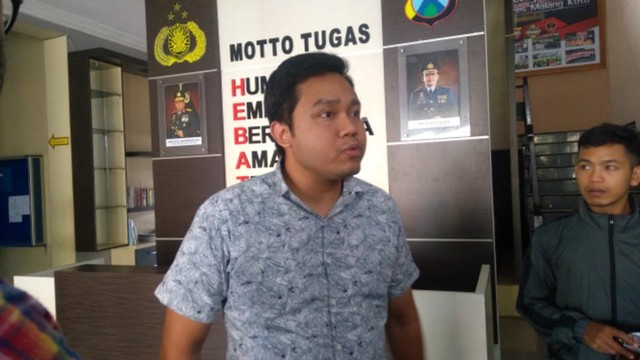 Kasat Reskrim Polres Malang Kota AKP Komang Yogi Arya Wiguna (foto: Gigih Mazda/Tugu Malang).