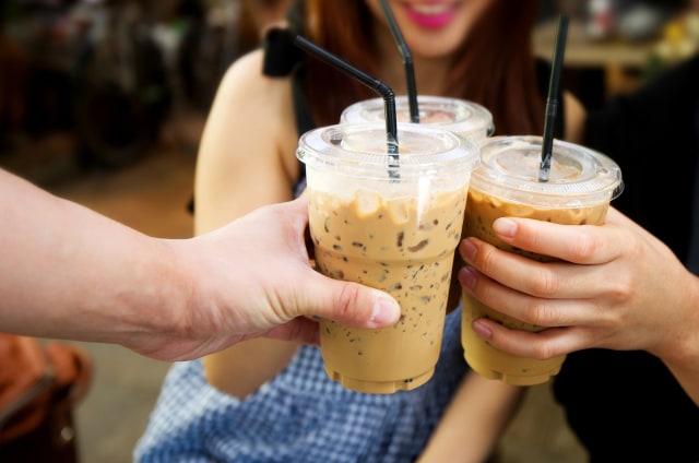 Ilustrasi kopi susu Foto: Shutterstock