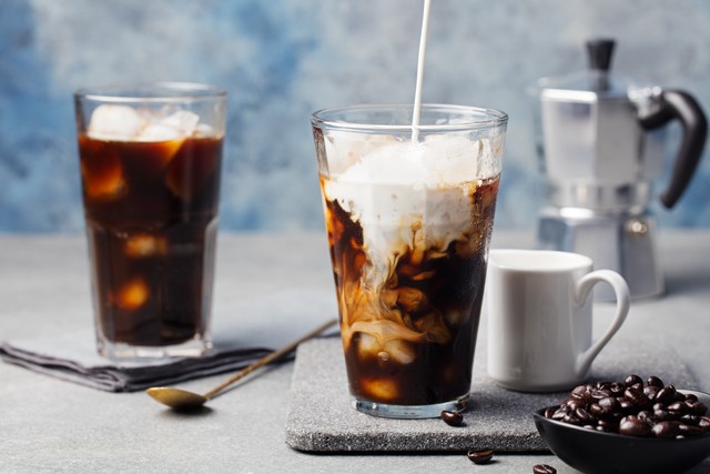 Ilustrasi kopi susu Foto: Shutterstock