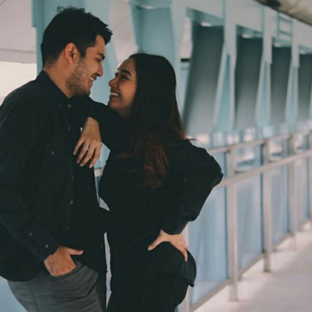 Adzana Bing Slamet dan Rizky Alatas. Foto: (Instagram/rizkyalatas)