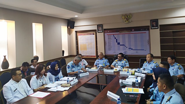 Suasana saat Dua pengawal Setya Novanto dikenakan hukuman pelanggaran disiplin. Foto: Rachmadi Rasyad/kumparan