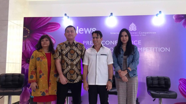 Konferensi pers International Flower Competition oleh Hanging Gardens of Bali. Foto: Bella Cynthia/kumparan