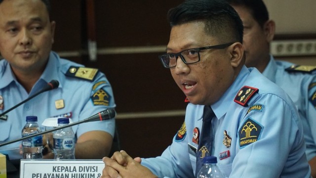 Kepala Bapas Bogor, Ricky Dwi Biantoro. (Ananda Gabriel) 