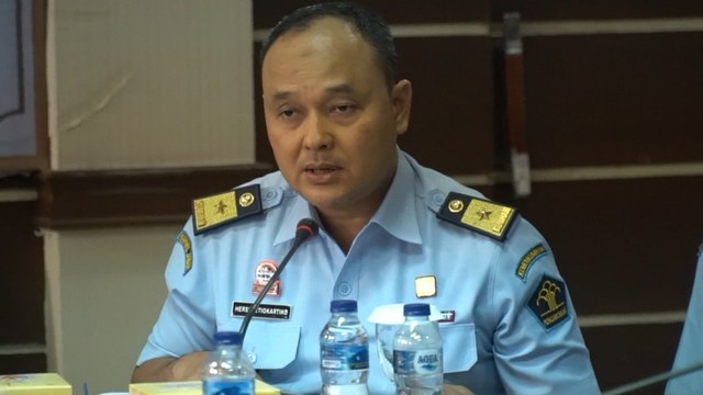 Kepala Divisi Administrasi Kemenkumham Jabar, Ceno Hersusetiokartiko. (Ananda Gabriel)