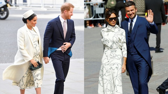 Victoria Beckham & Meghan Markle Pakai Dress Serupa. Foto: Reuters