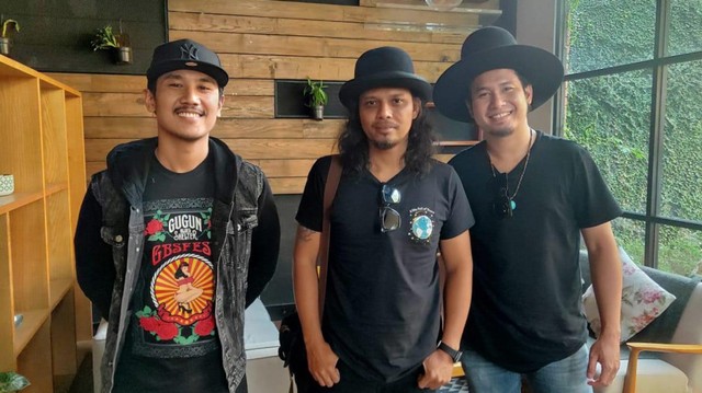 Gugun Blues Shelter saat ditemui di Konferensi Press Jazz Gunung 2019. Foto: Maria Gabrielle Putrinda/kumparan
