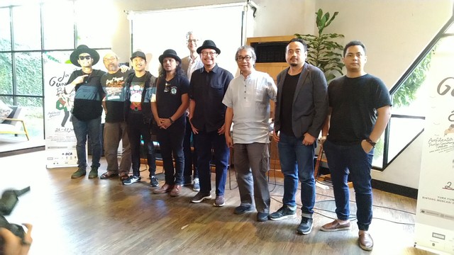 Konferensi Press Jazz Gunung 2019. Foto: Maria Gabrielle Putrinda/kumparan