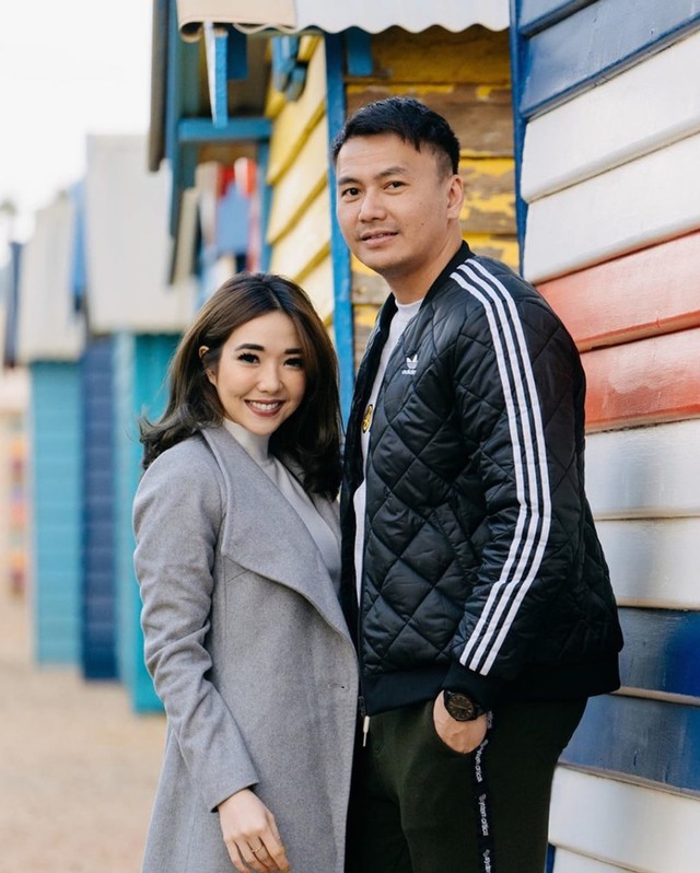 Gisella Anastasia dan Wijin liburan di Australia. Foto: Instagram/@gisel_la