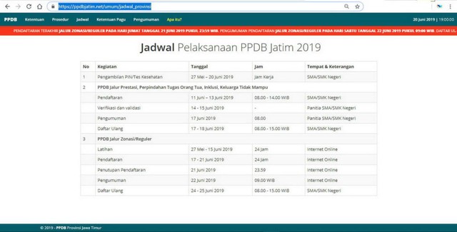 Penutupan Pendaftaran PPDB Online SMA dan SMK di Jatim, Diundur!
