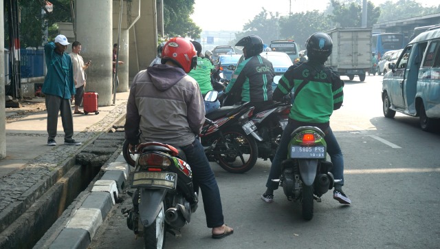 Ilustrasi ojek online. Foto: Nugroho Sejati/kumparan